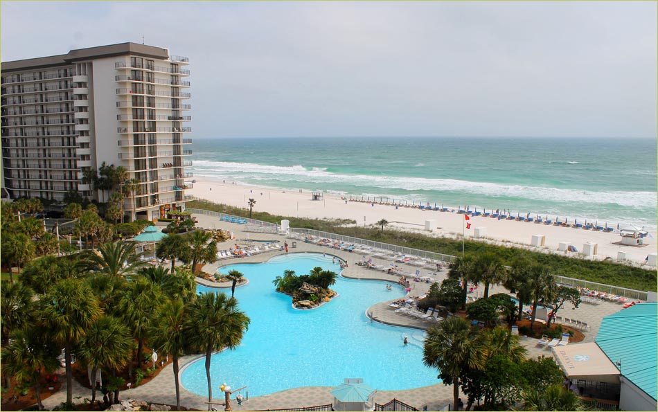 Panama City Beach condo, gulffront Deluxe with forever views of the Gulf of Mexico.