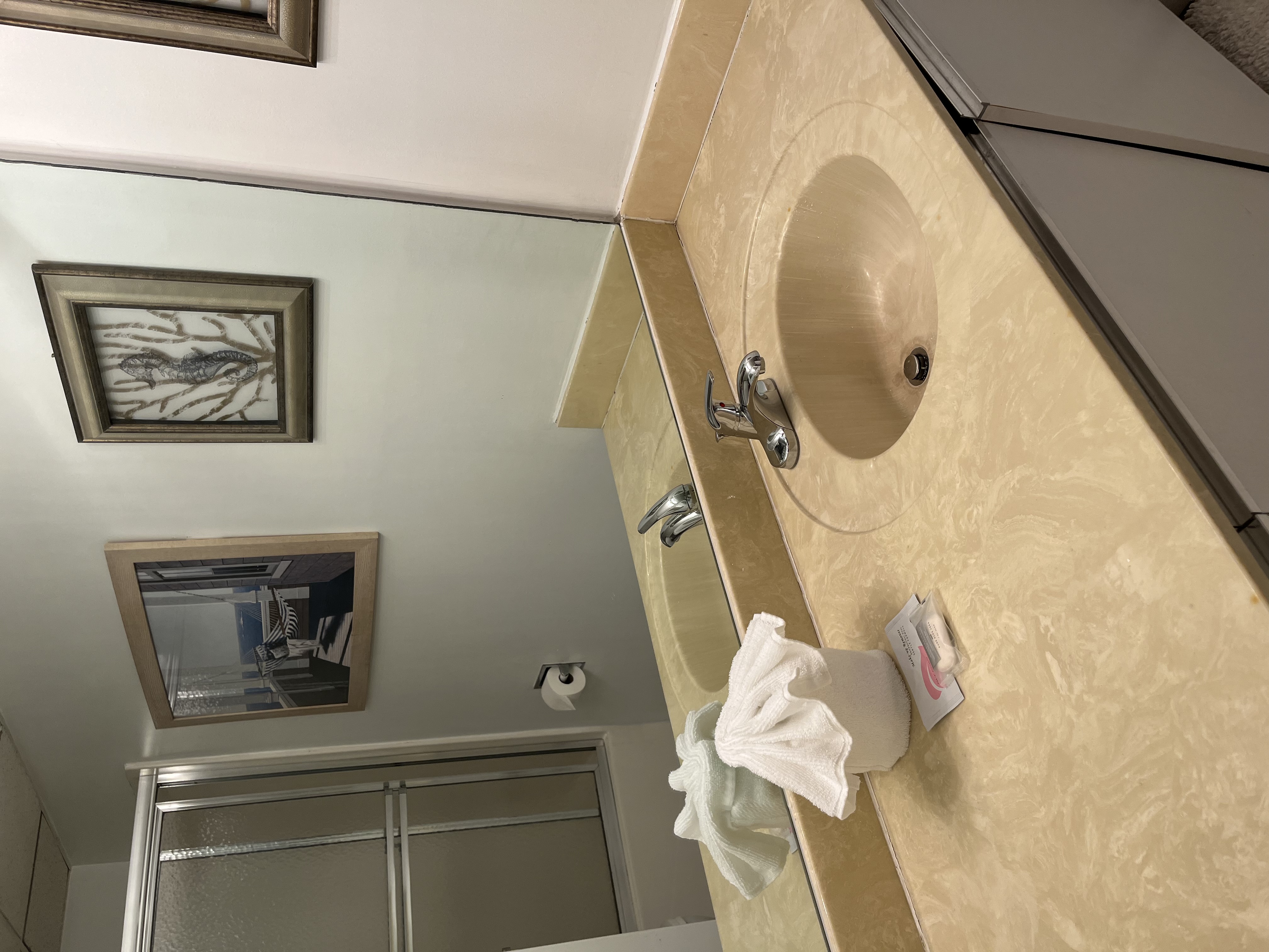 Generous master suite with attached full bath.