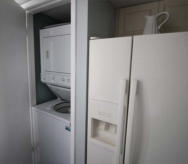 Family accommodations include a private washer and dryer.