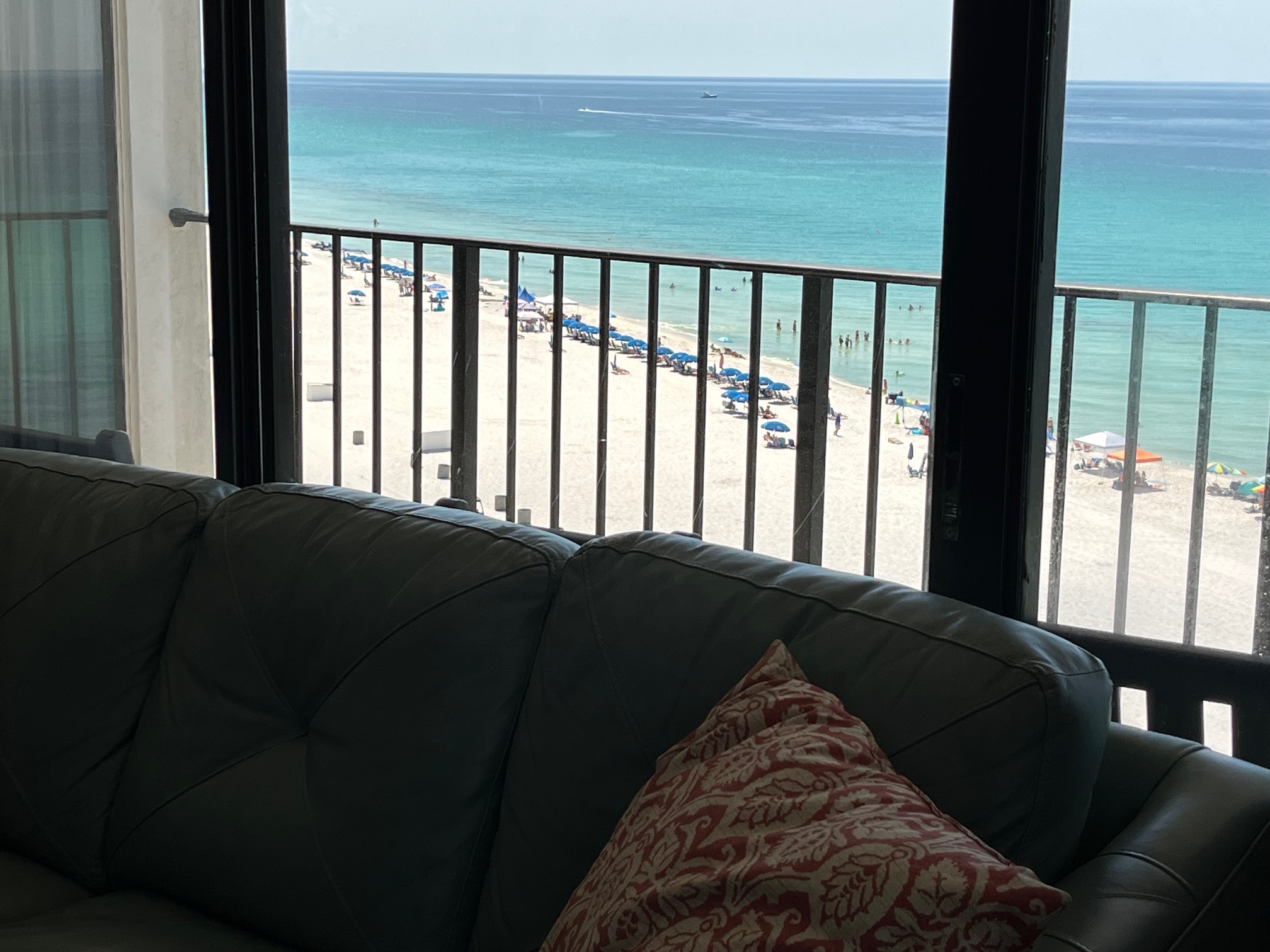 Panama City Beach Condo includes a dining room and separate area.