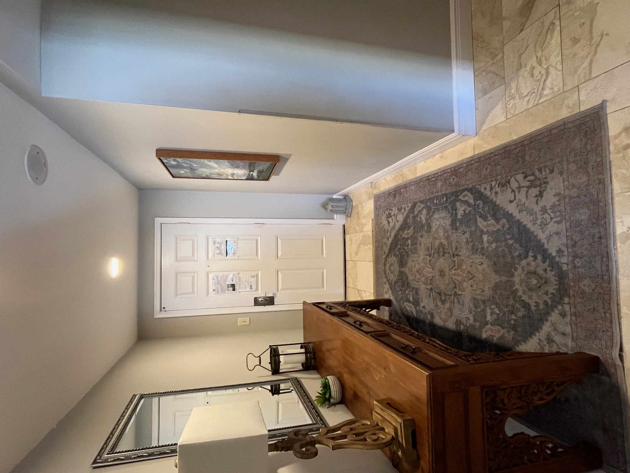 Private washer and dryer.