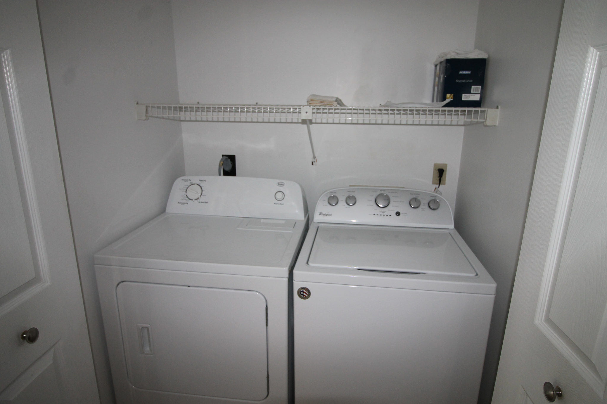 Edgewater luxury beach condo includes a private, full sized washer and dryer.