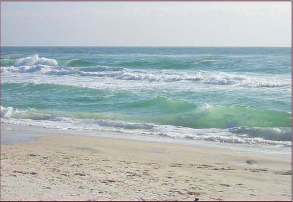 Long stretches of sugar white sand beaches, Panama City Beach condo for rent at the Summit.